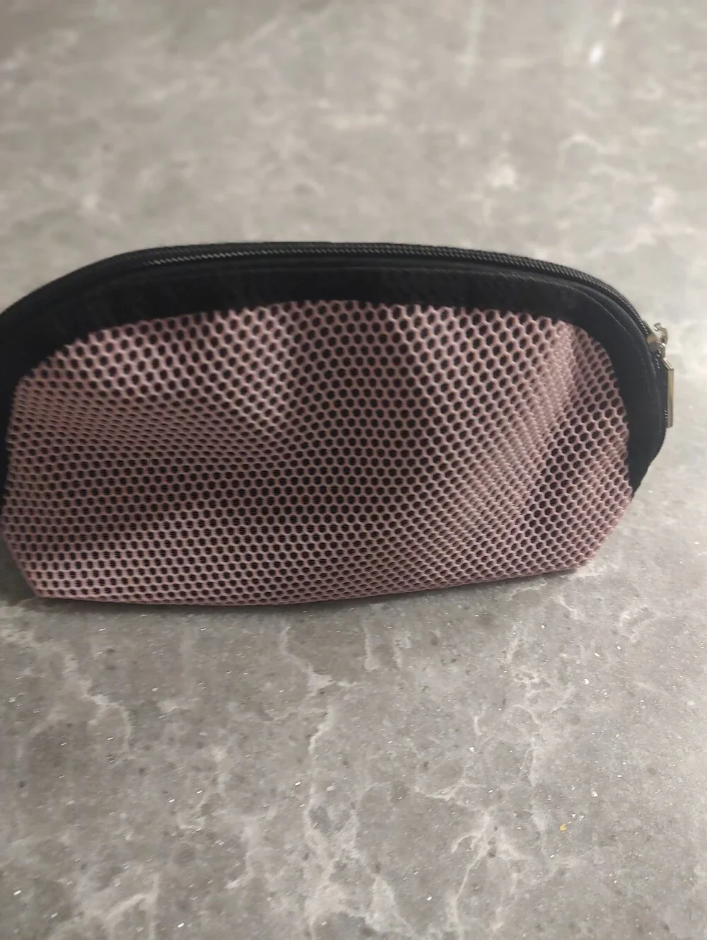 Laura Gellar Cosmetic Bag Lt.Pink/Black
